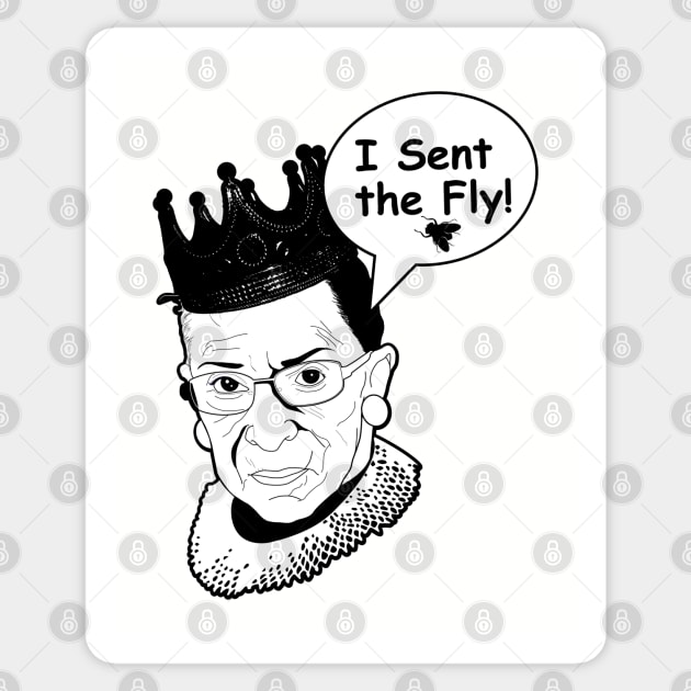 RBG is fly Sticker by God Given apparel